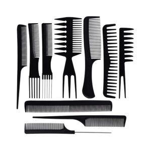 Barberology Comb Set Clipper Flattop Barber Combs and Heat-Resistant Fiber Comb for Men Women
