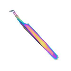 Multicolor Eyelash Extension Tweezers Stainless Steel Staight Tweezers