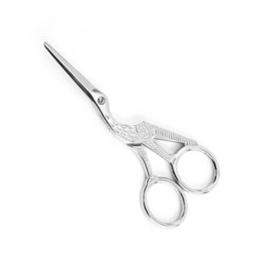 Stainless Steel Silver Plated Scissors Fancy Embroidery Scissor